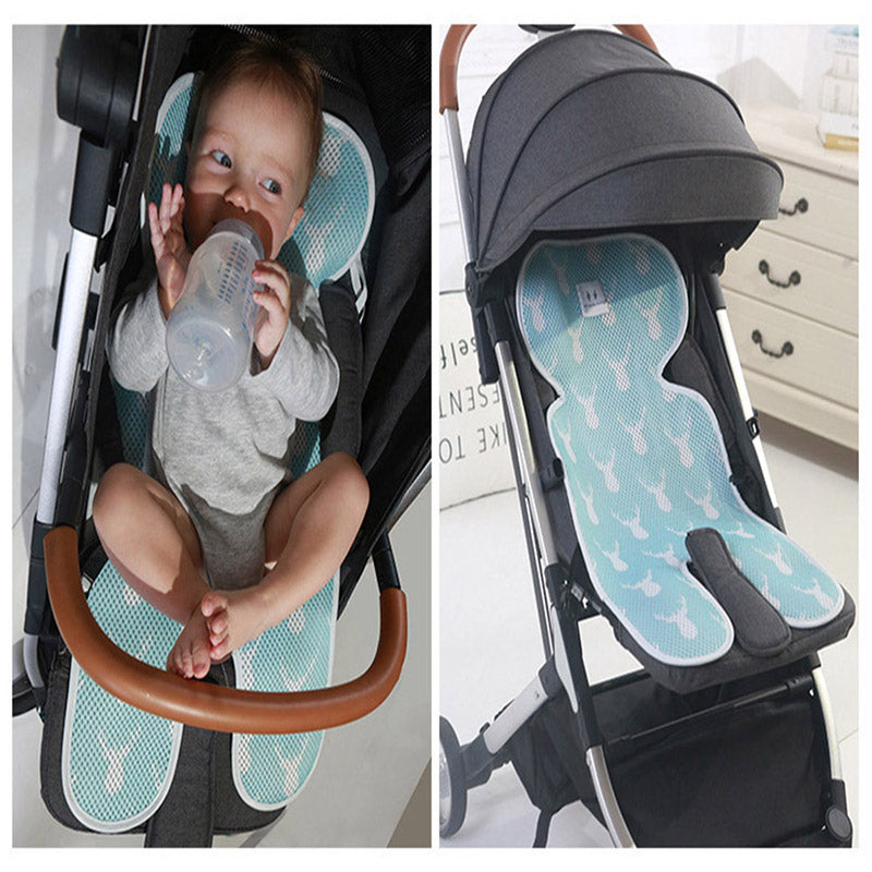 Infant Car Seat Cooling Pad Stroller Cooling Pad 3D Mesh Seat Pad/Cushion/Liner for Stroller and Car Seat Baby Car Seat Cooler Summer Breathable Ice Seat Cooler Mat Pad for Baby Stroller