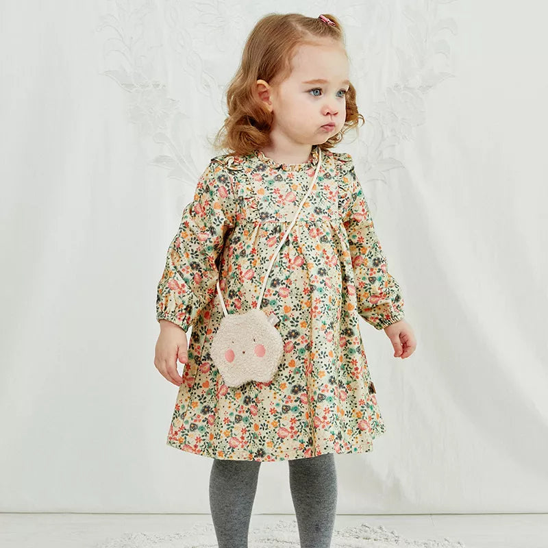 Liberty Floral Dress with Cloud Bag(18mths-7yrs)
