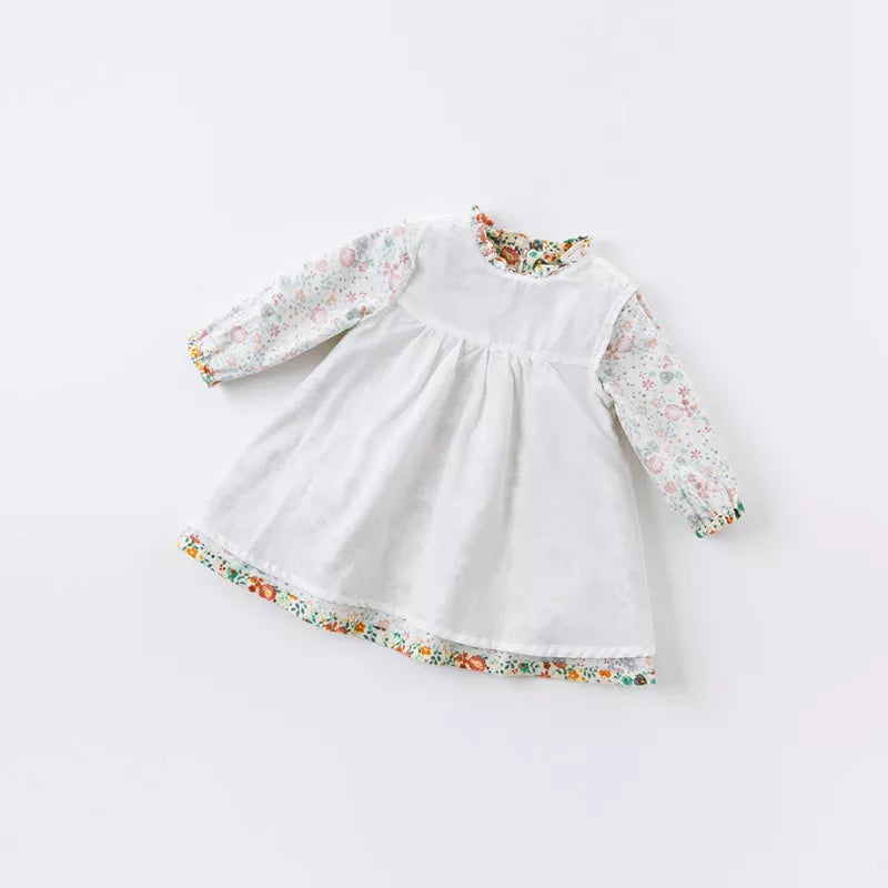 Liberty Floral Dress with Cloud Bag(18mths-7yrs)