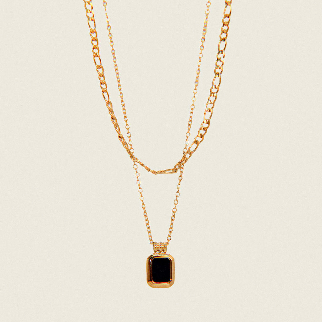 【GIGI/ジジ】Gold line necklace 800mm◆