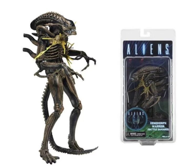 NECA The Predator Lab Escape Fugitive Predator Action Figure With Light-Up LED Mask Ultimate Action Figure Toys Promotion Price