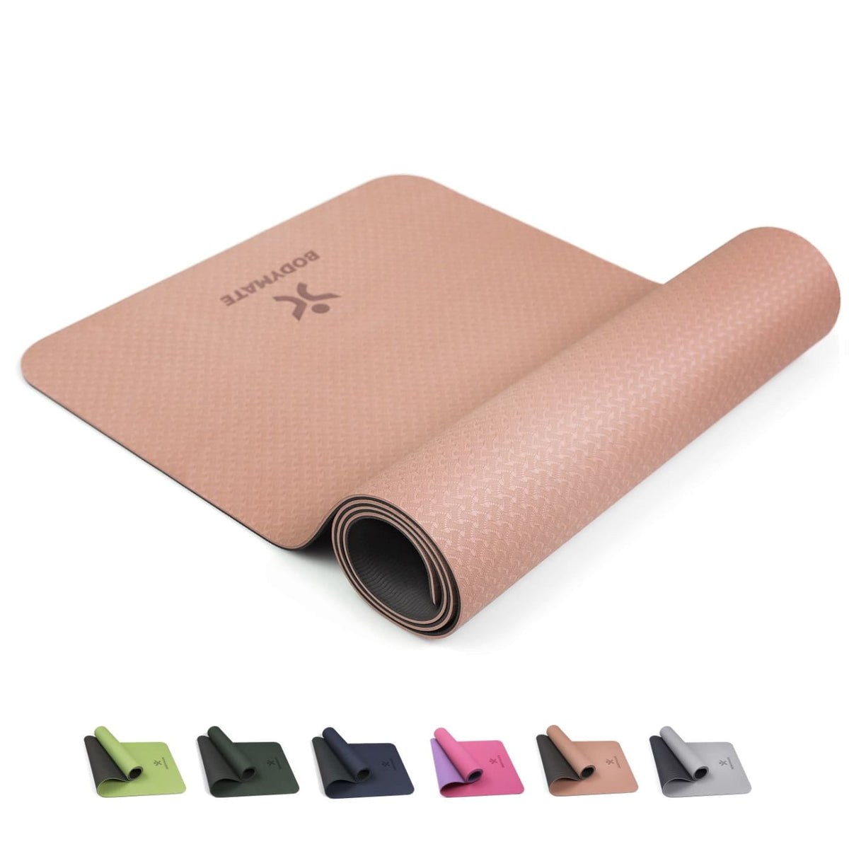 Arteesol Yogamatte 6mm Fitnessmatte Gymnastikmatte Pilates Sportmatte Bodenmatte 