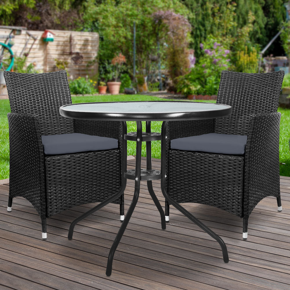 bistro set 2 chairs and table