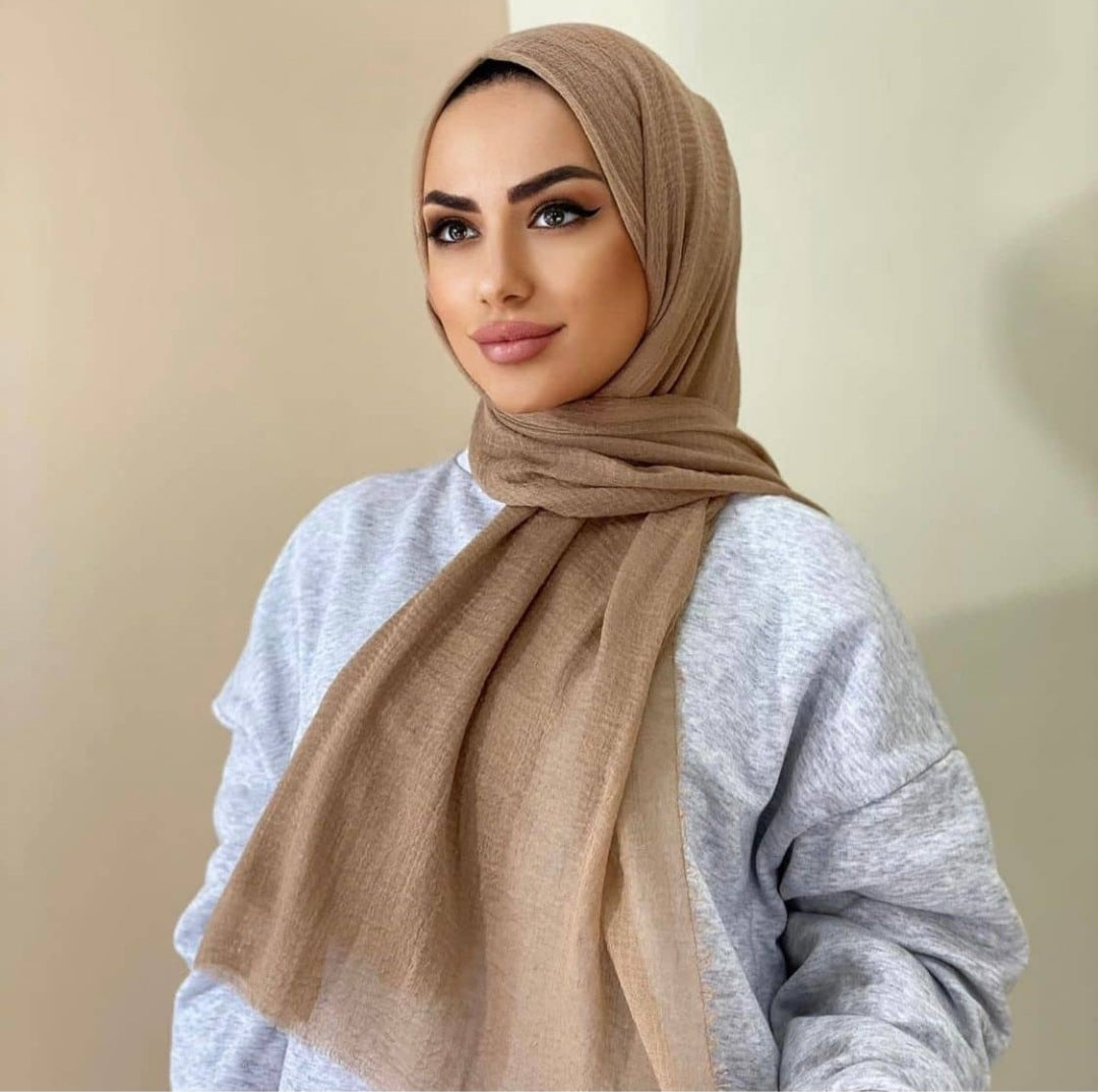 haalbaar Beschaven Terugroepen Crinkle Skin Hijab | Zacht & Stijlvol