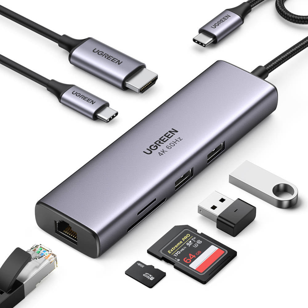 Ugreen 7-in-1 USB C PD multi-functional HUB USB Type C