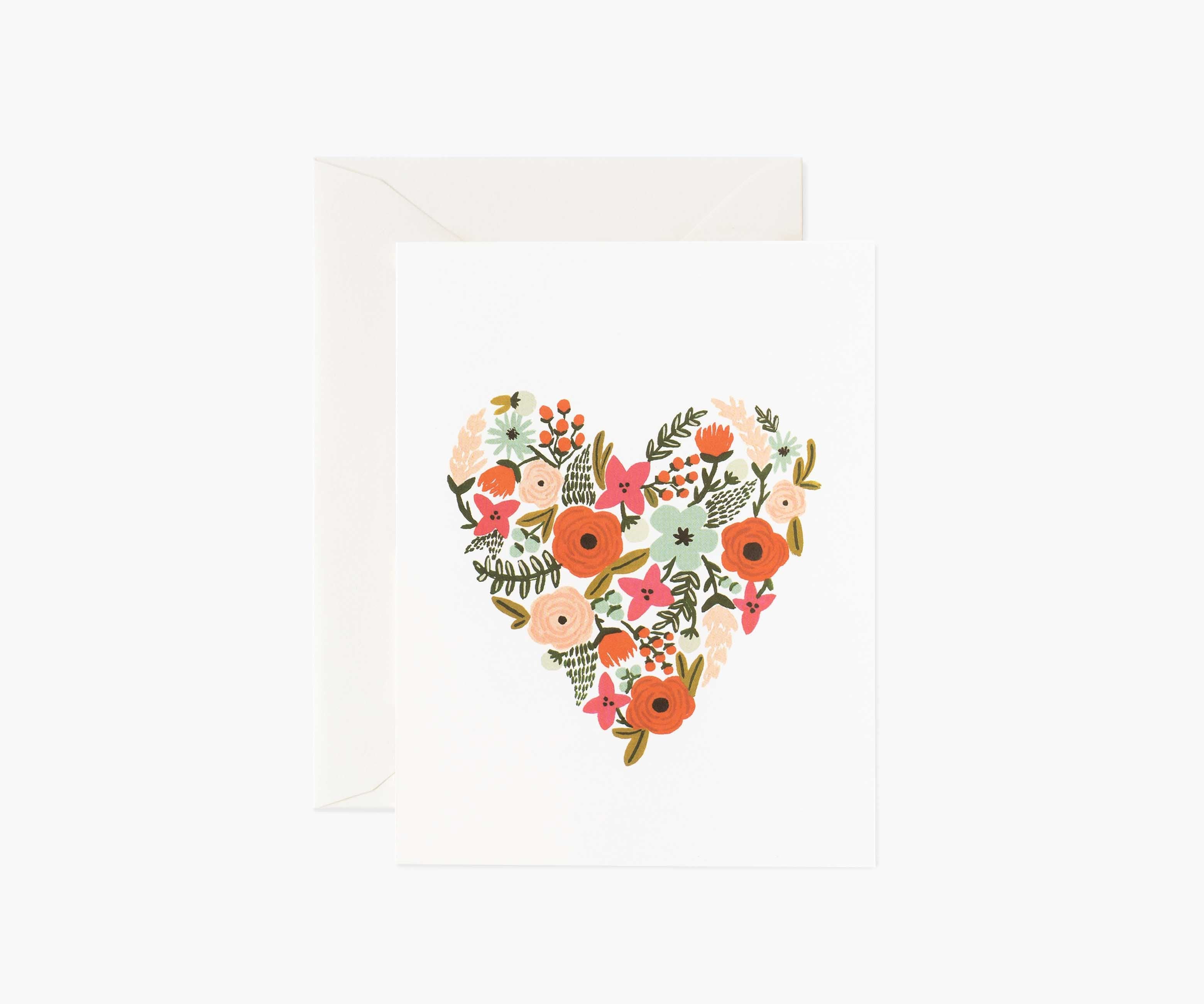 Buy Floral Heart Card Gift From MagazineCafeStore, NY, USA.