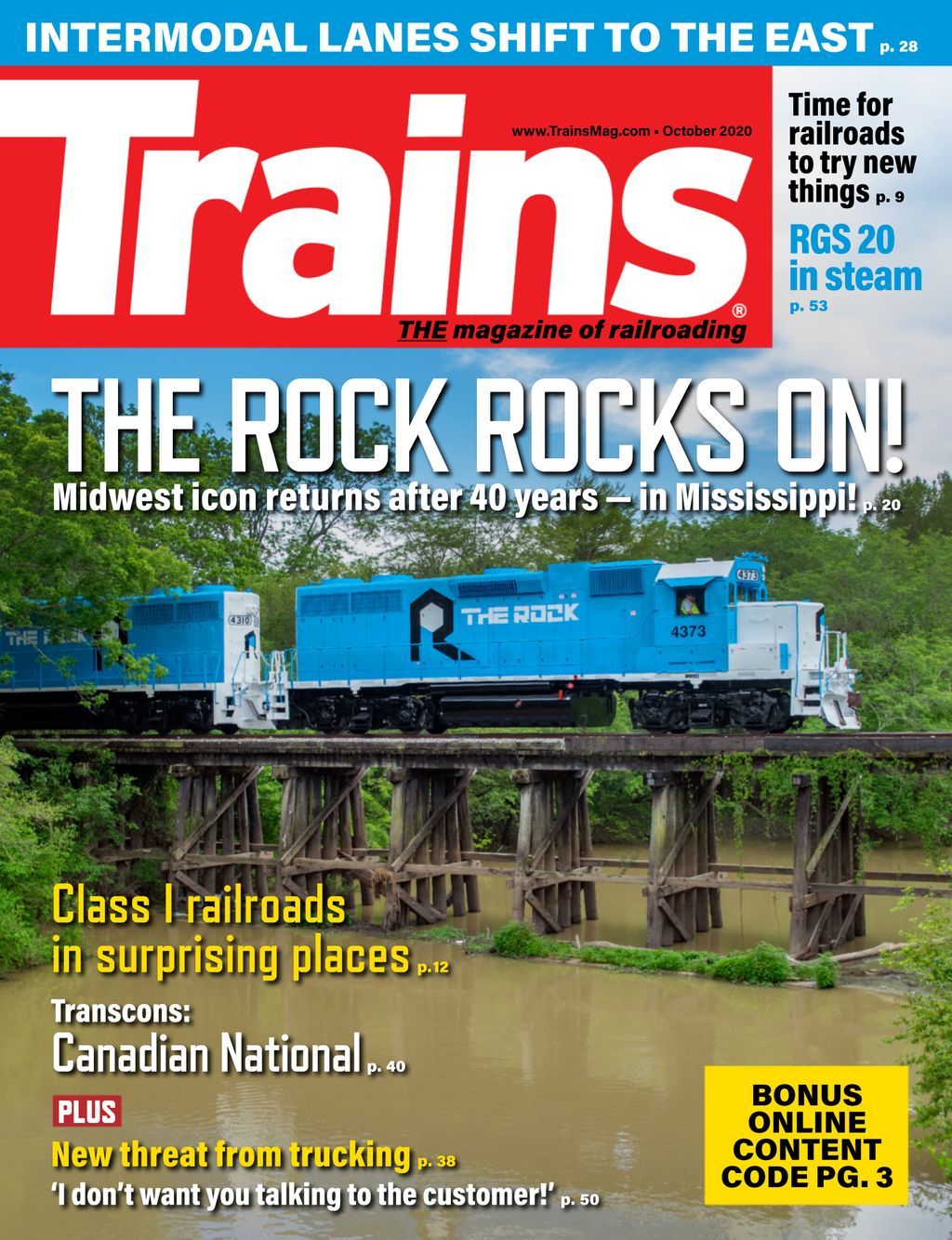 Trains Magazine April 2020 New 