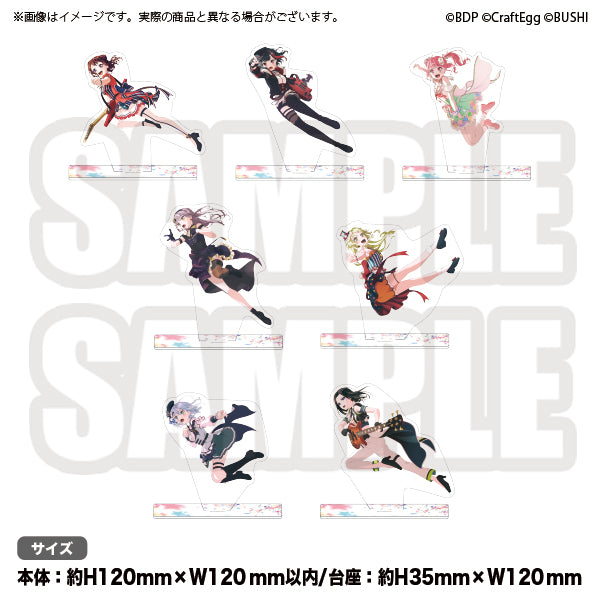 Acrylic Stand Desk Display Stand Table Decor Cosplay Gift CapsuleToy Details about / BanG Dream