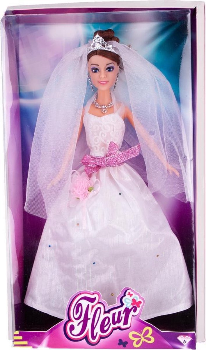 maagpijn Vooraf Op grote schaal Fleur pop bruid – Suurd's speelgoed
