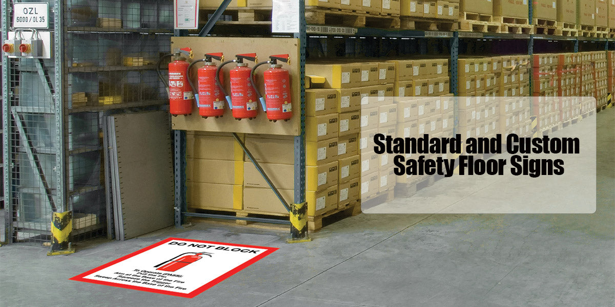 Standard and Custom Safety Floor Signs