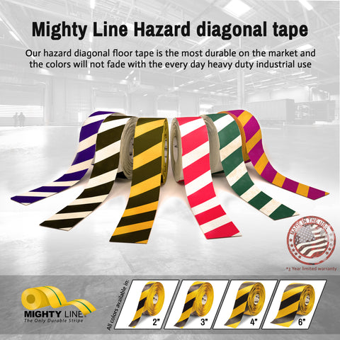 Mighty Line Hazard Floor Tape