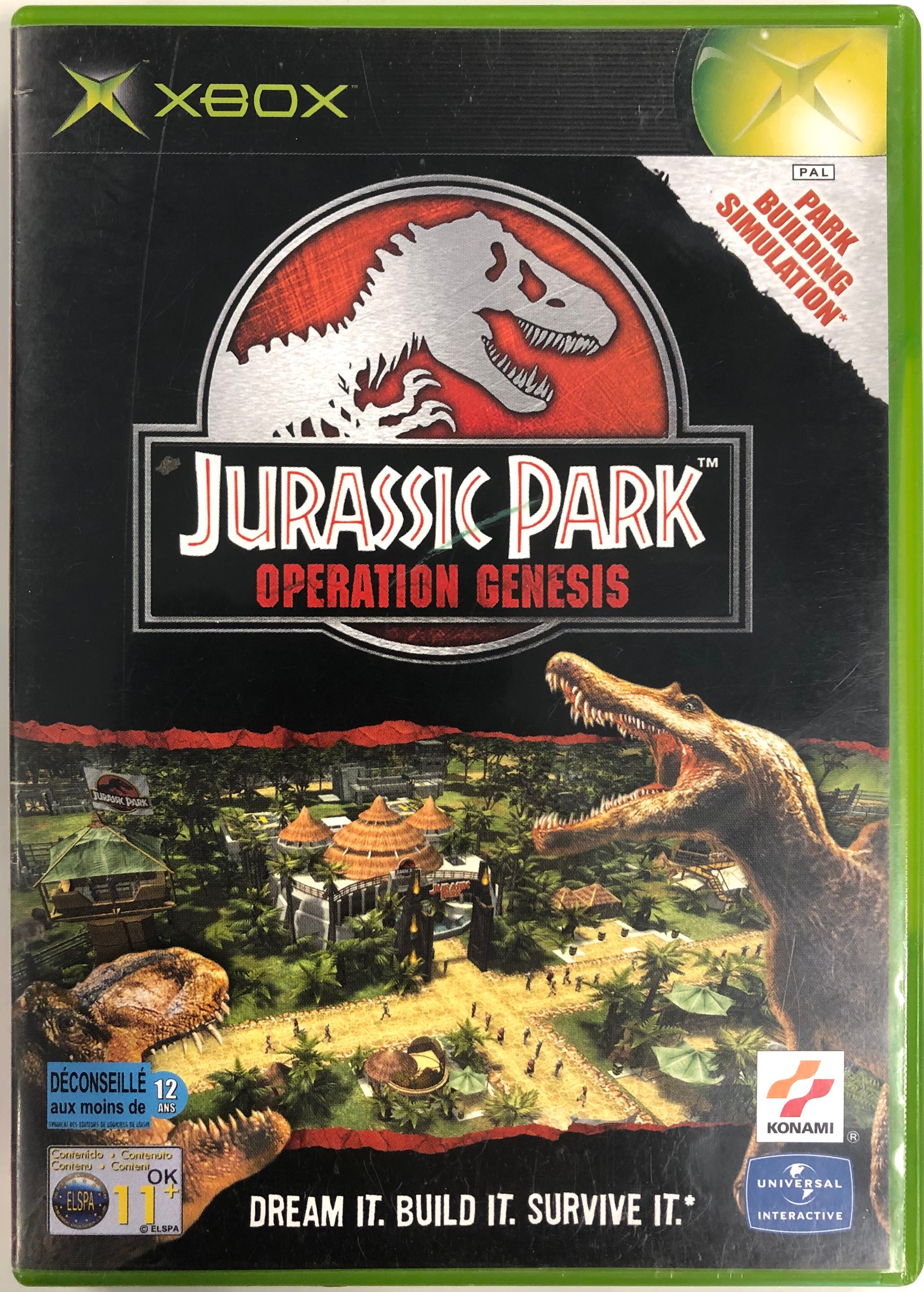 Subir y bajar Geografía Plausible Jurassic Park: Operation Genesis - Xbox Video-games – Gameroom.fi