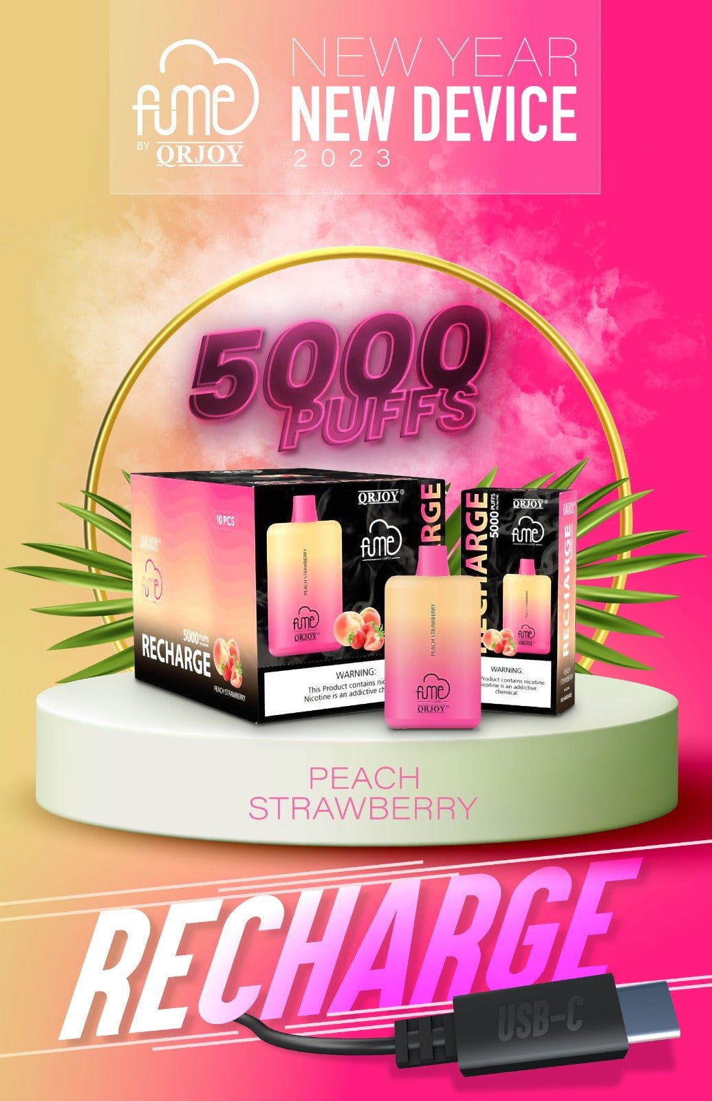 Fume Recharge 5000 puffs - NEW 2023 - Happy Ones 