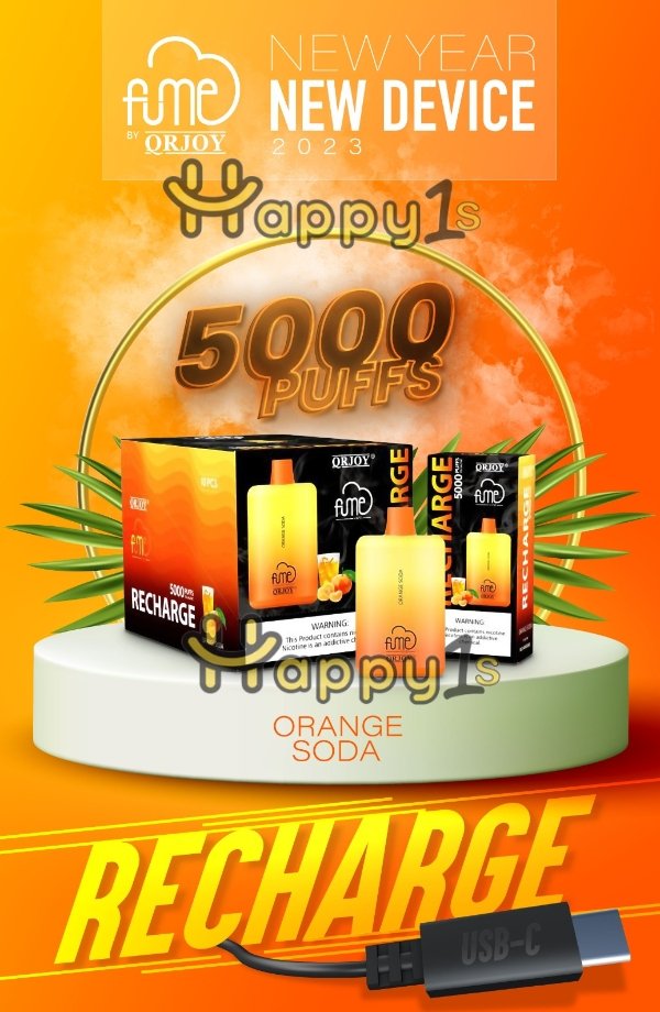 Fume Recharge 5000 puffs - NEW 2023 - Happy Ones 