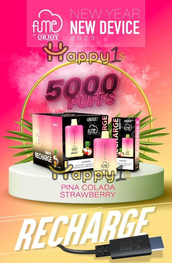 Fume Recharge 5000 puffs - NEW 2023 - Happy Ones 