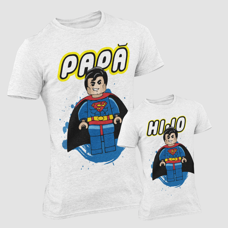 PADRE E HIJO SUPERMAN LEGO – PRINT MADRID