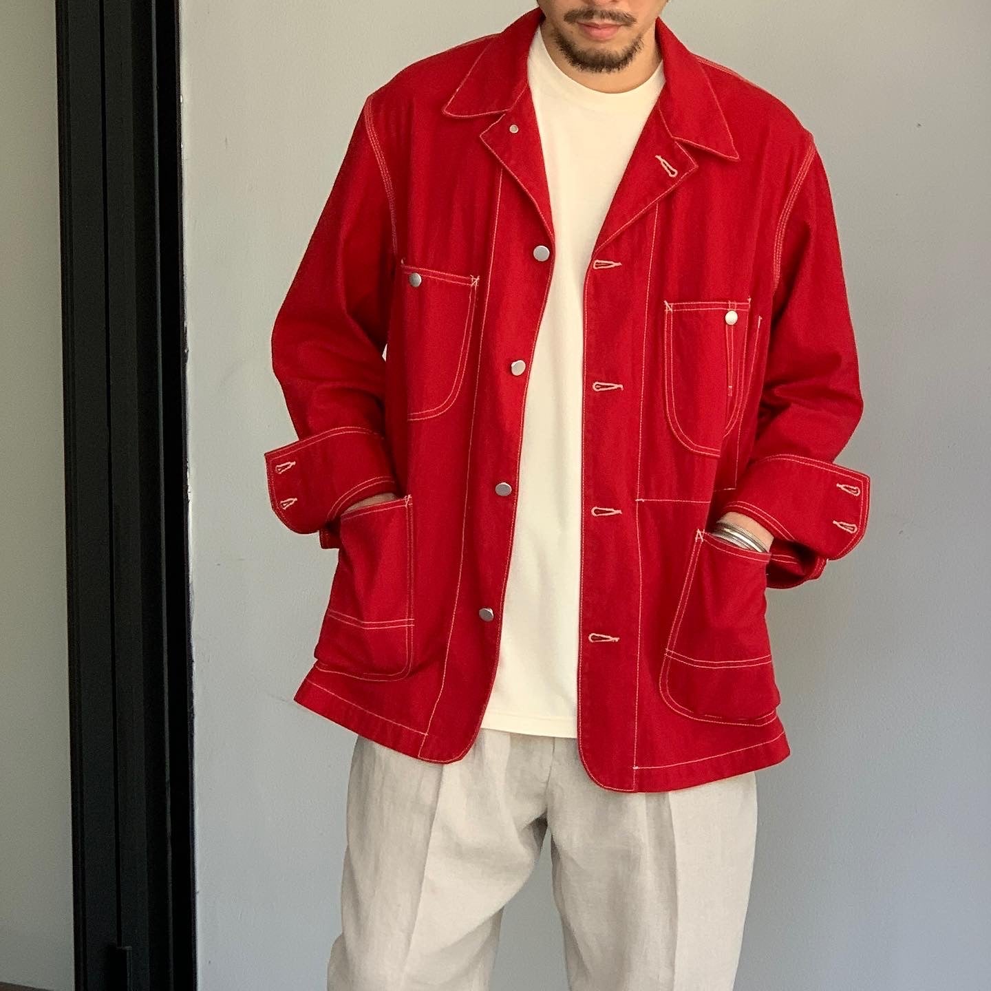 A.PRESSE 22SS Coverall Jacket Sage サイズ1 ジャケット/アウター