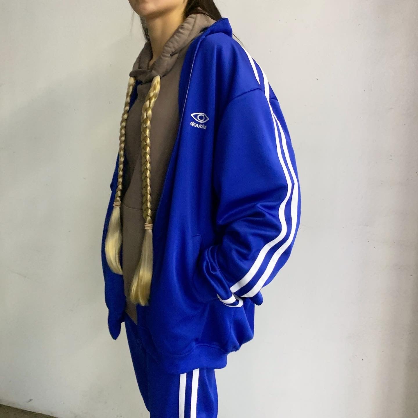 送料無料激安祭 doublet 23SS invisible track jacket Sサイズ