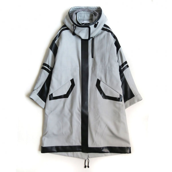 SALE 30%OFF ! 【Mame Kurogouchi/マメ】Shadow Patched Wool Hooded