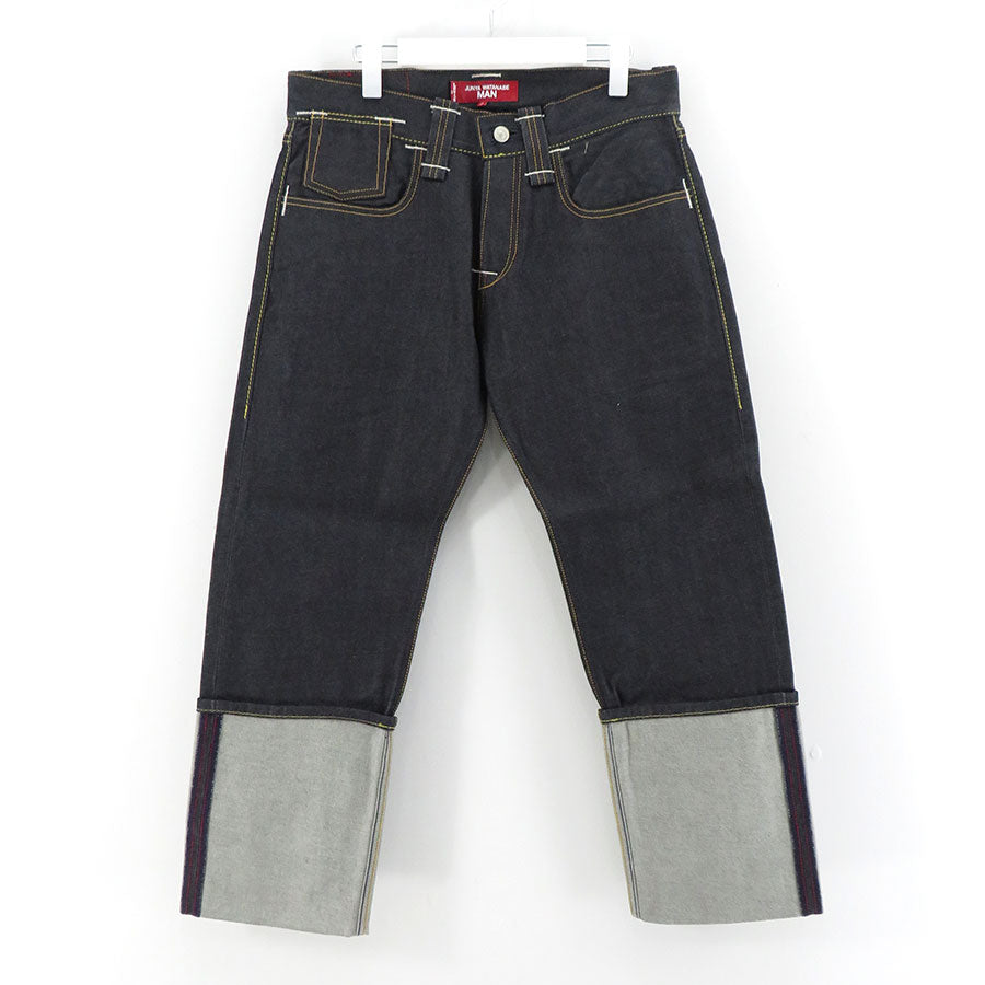 【eYe JUNYA WATANABE MAN】, 綿デニム Levi's Wネームパンツ , WK-P905-100