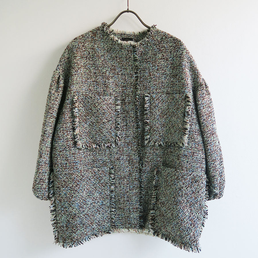 A4等級以上 専用です KASURI Classic Tweed Puff Jacket