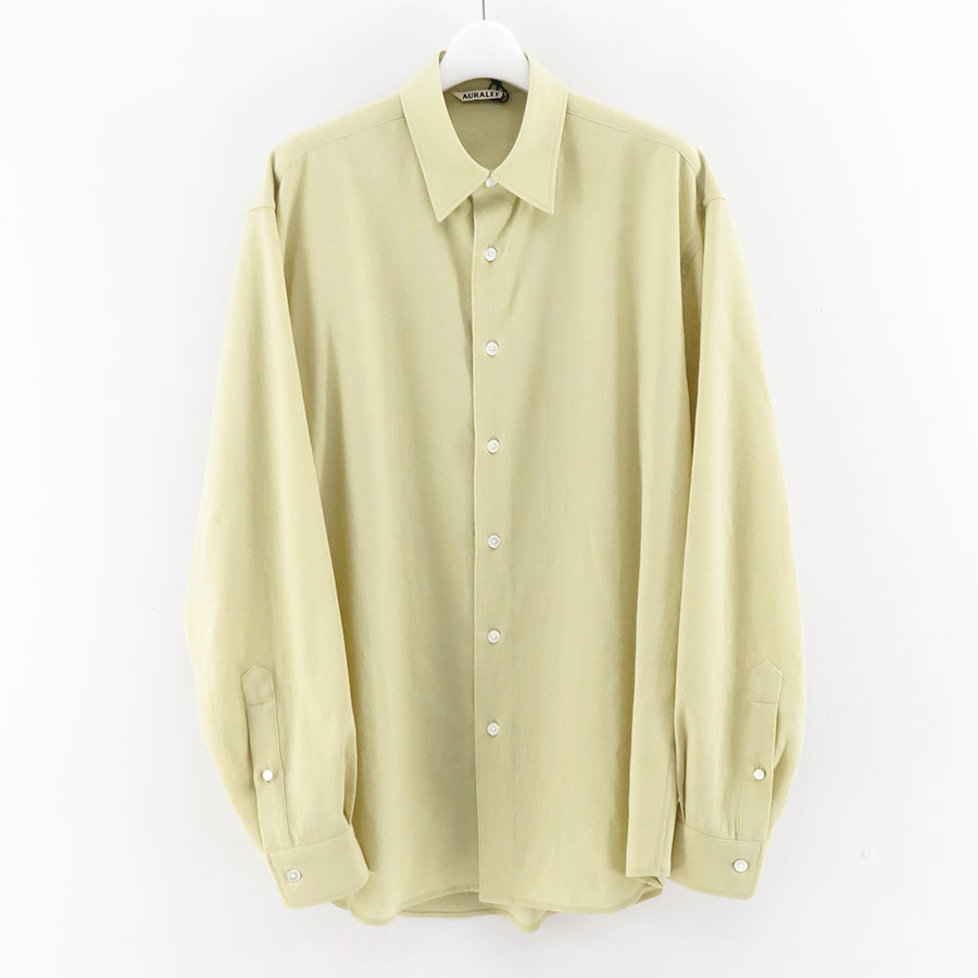 【AURALEE/オーラリー】, HARD TWIST WOOL VIYELLA SHIRT , A23SS02WV