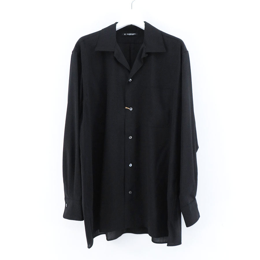 MAATEE&SONS 強撚WOOL 無地 OP SHIRTS シャツ-