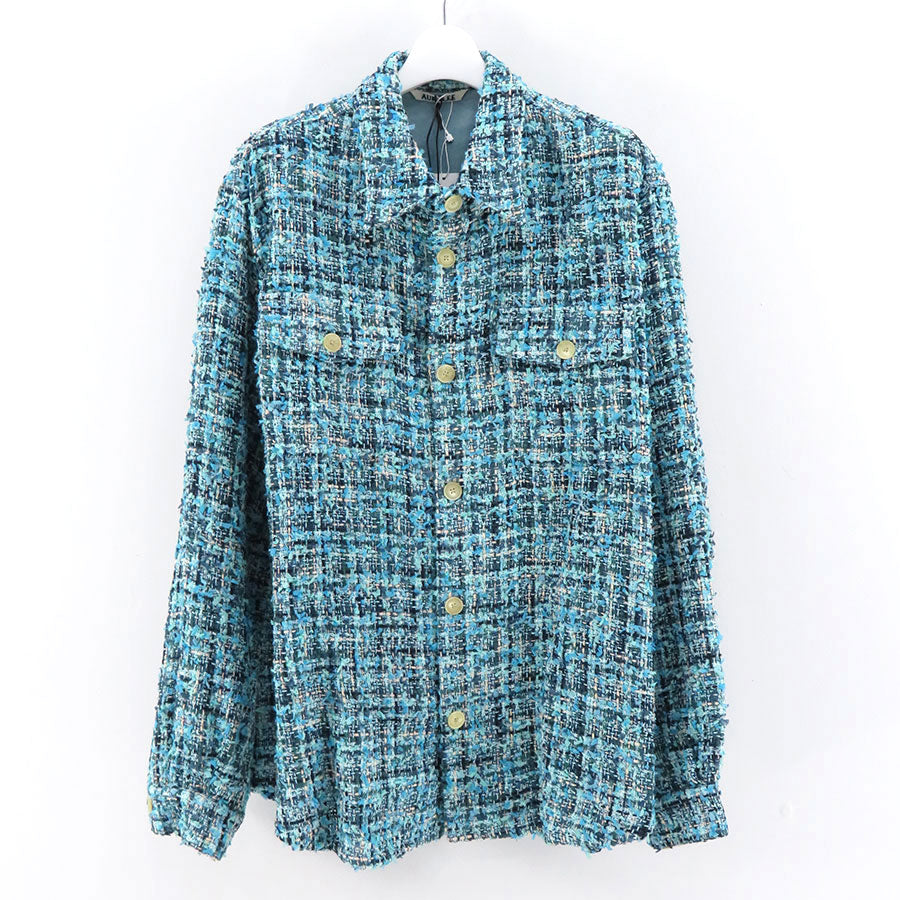 Auralee HOMESPUN TWEED SHIRTS Blouson 4 | tspea.org