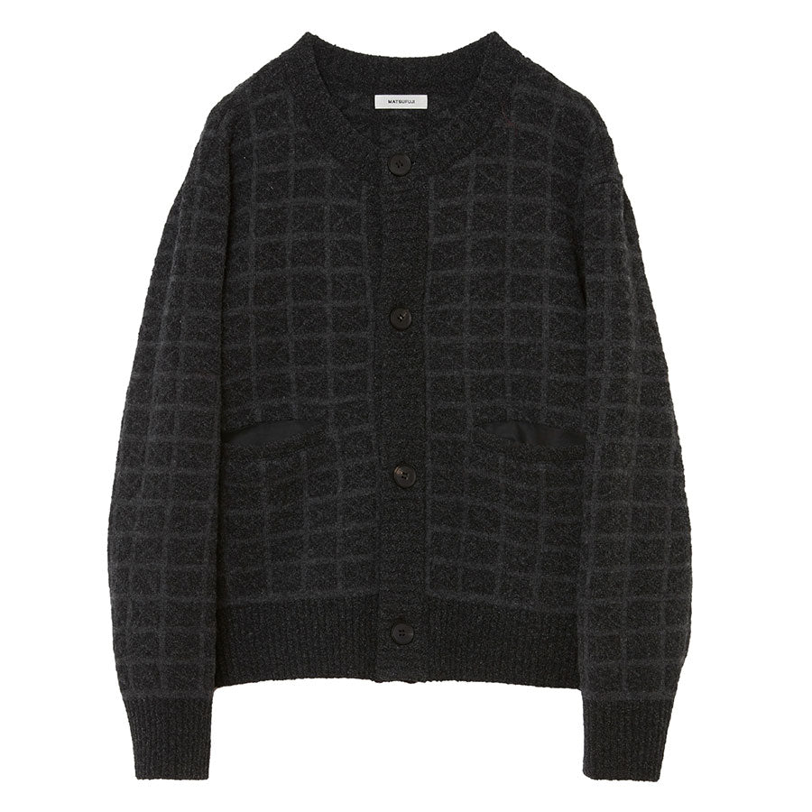 SALE 50%OFF ! , 【MATSUFUJI/マツフジ】, Jacquard Cardigan , M223-0501