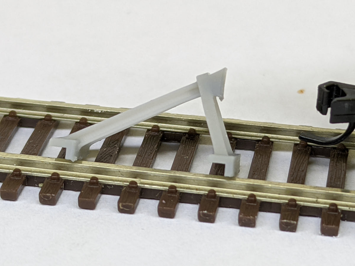 Brown Code 55-4 pcs Details about   N scale Track Bumpers 