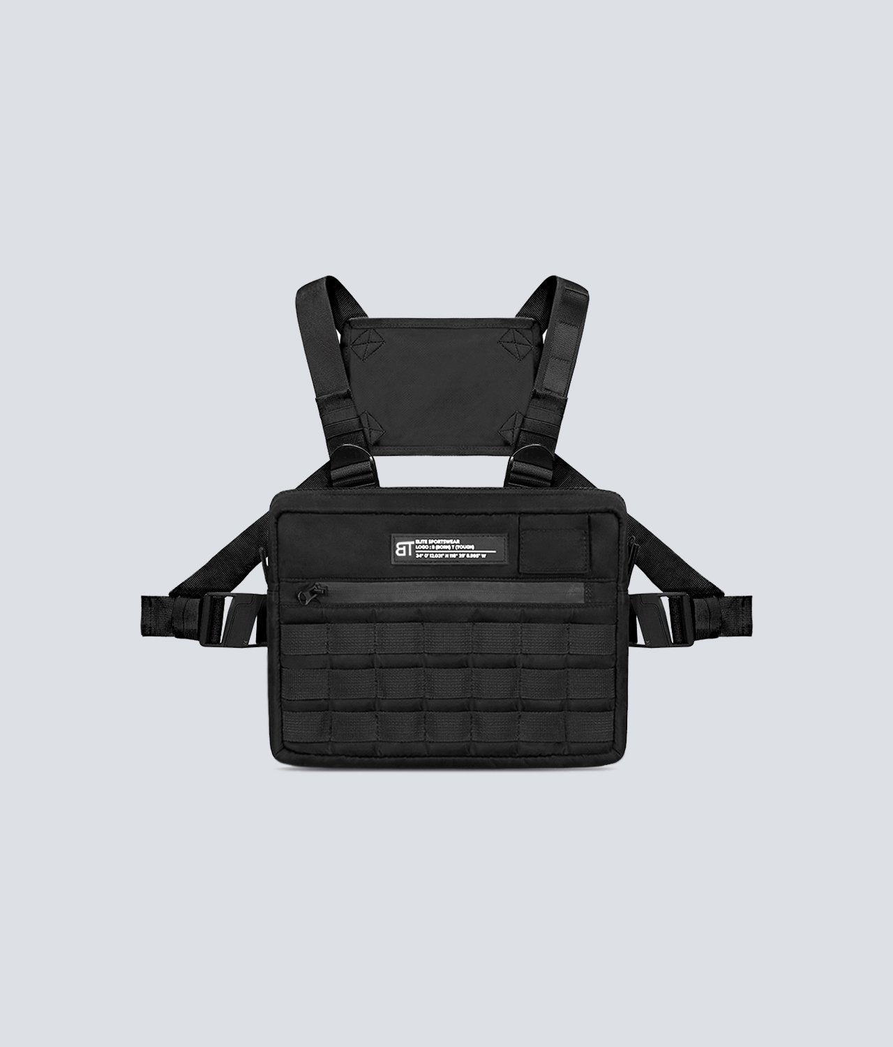 Born Tough KSA Black Signature Blend Athletic Chest Rig Bag