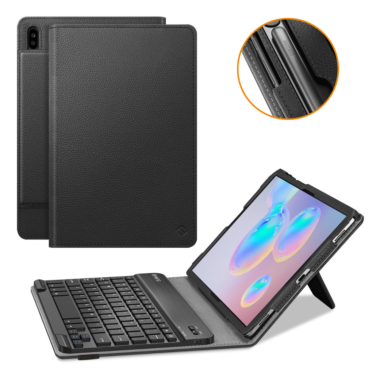 Onafhankelijk Ga naar het circuit toewijzing Galaxy Tab S6 10.5" 2019 Keyboard Case Folio Stand Cover | Fintie