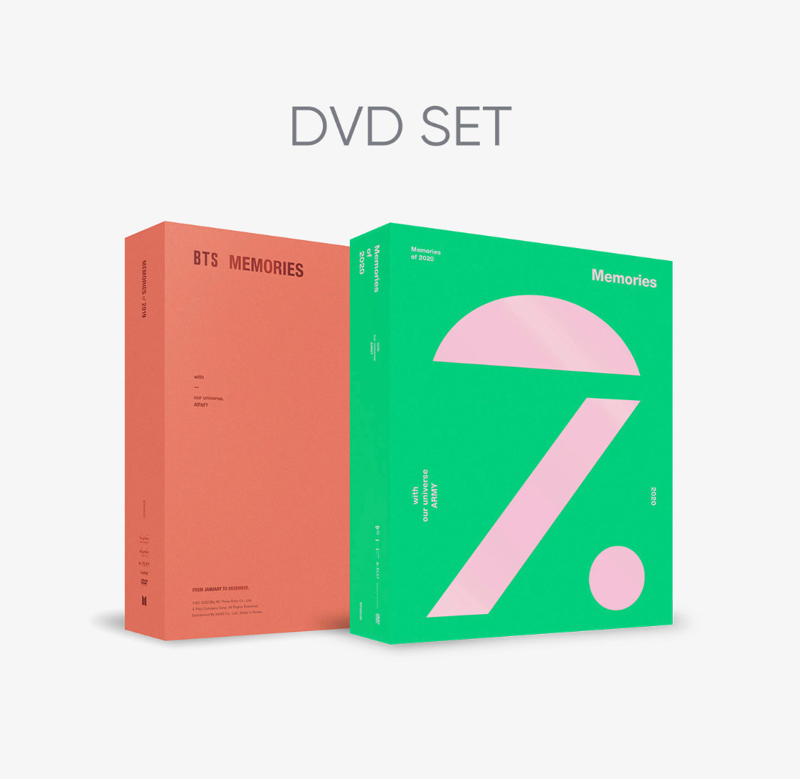 [PRE-ORDER] BTS Memories of 2019 - 2020 DVD Set