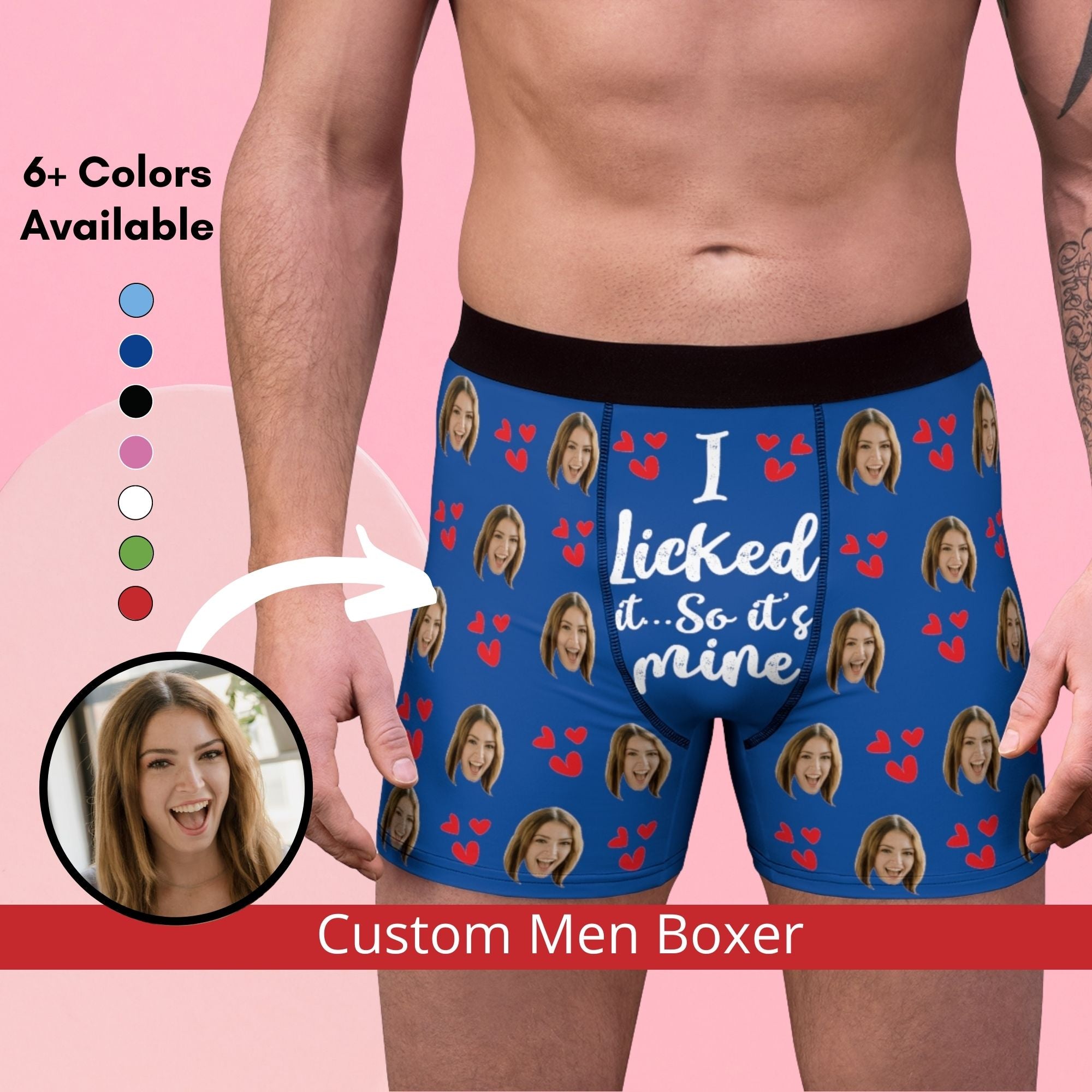 Personalized Face Boxer For Boyfriend | Shipping – KindaYoung