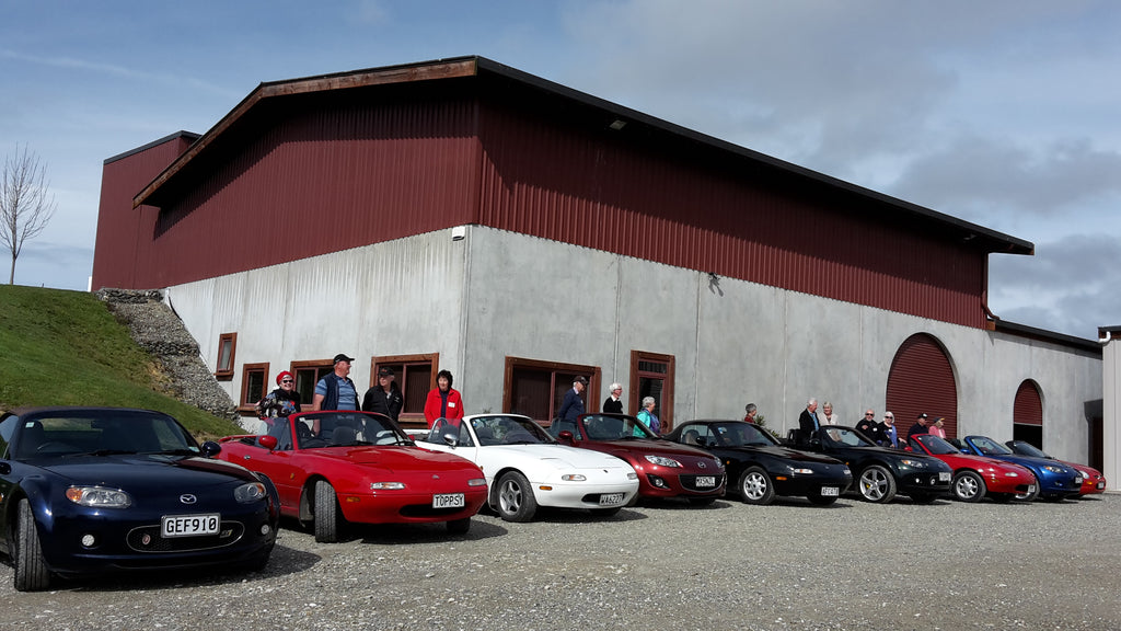 Nelson MX5 Car Club visits Blackenbrook Vineyard 