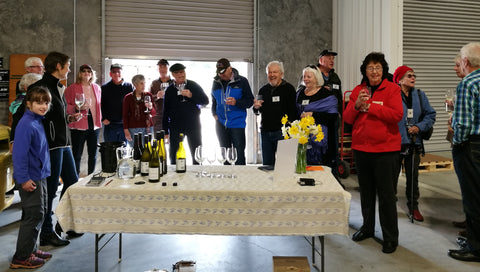 Wine tasting with Nelson MX5 car club