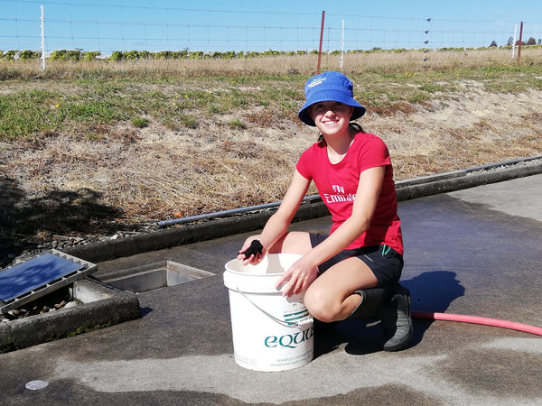 Isabelle Schwarzenbach working at the Blackenbrook family winery