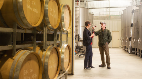 Daniel and Ursula Schwarzenbach in their award-winning Nelson winery