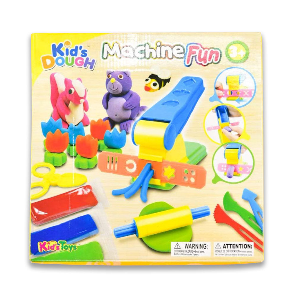 Machine Fun Kids Dough Play Dough Makes Different Designs With Stapler Type Punch Making Shapes Early Education Toys Best For Gift 6 Colors 8 Tools For Kids Fun For School And Home Children