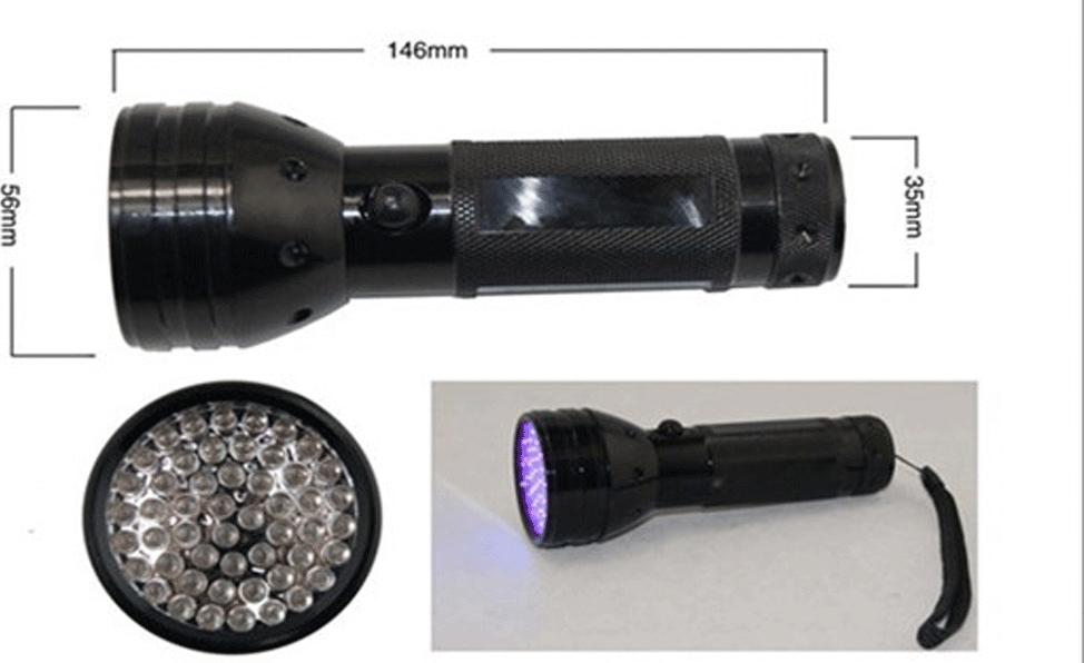UV Ultra Violet LED Flashlight Blacklight Light 395nM Inspection Lamp Torch 