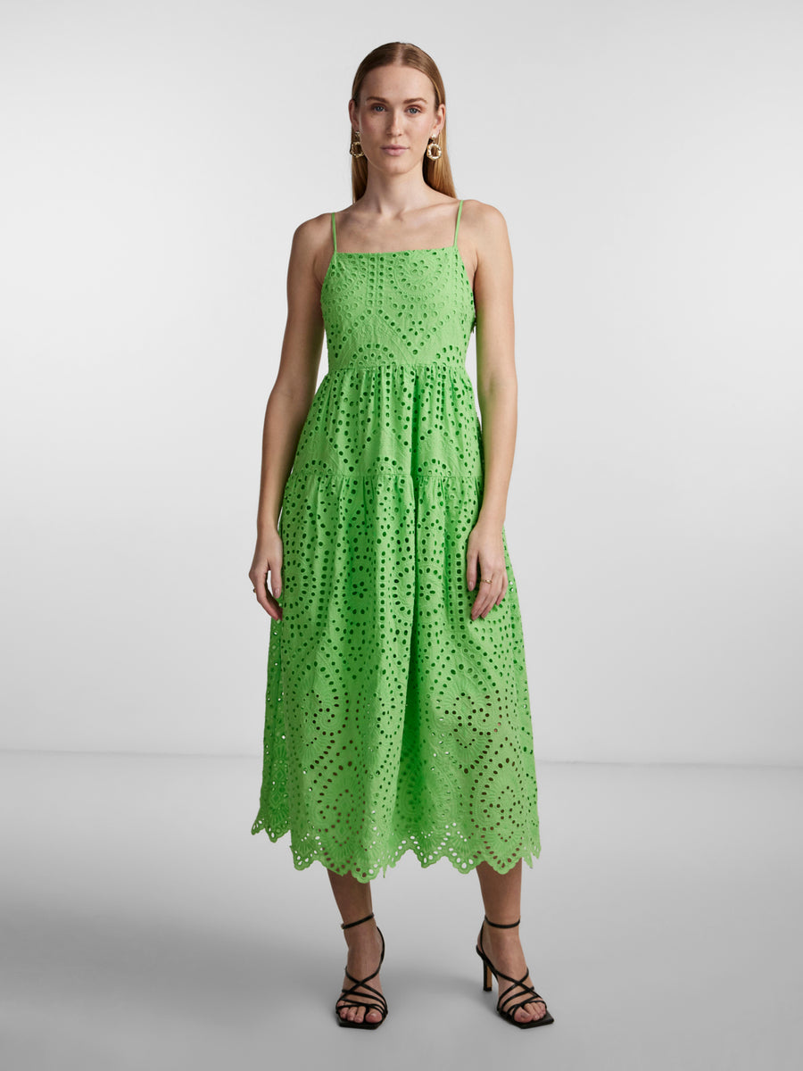 YASMONICA Dress Summer Green – PIECES