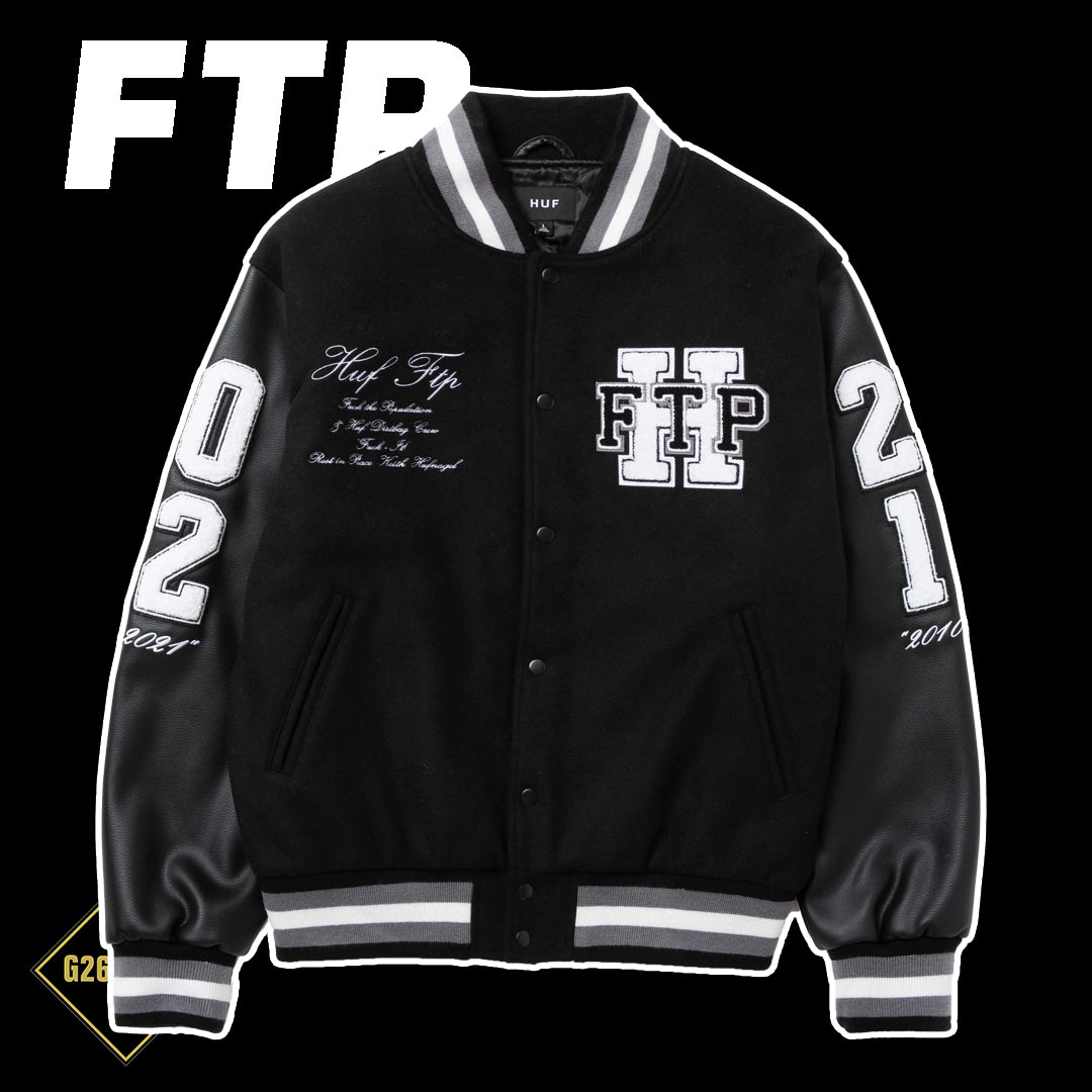 HUF × #FR2 VARSITY JACKET スタジャン | www.ibnuumar.sch.id