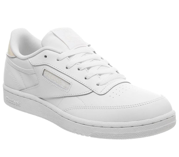 reebok club c gs trainers white gum