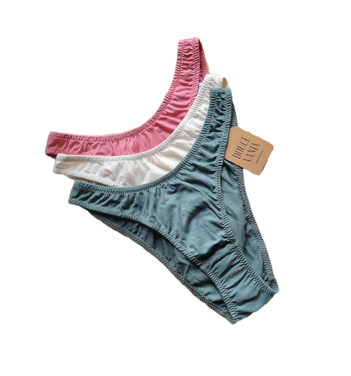 Pack 3 Bikini 100% algodón orgánico – Douce