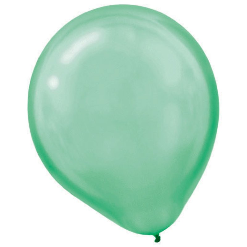 LATEX BALLOONS PEARL 30CM 72CT FESTIVE GREEN – Warkworth Party Balloons   Decorations