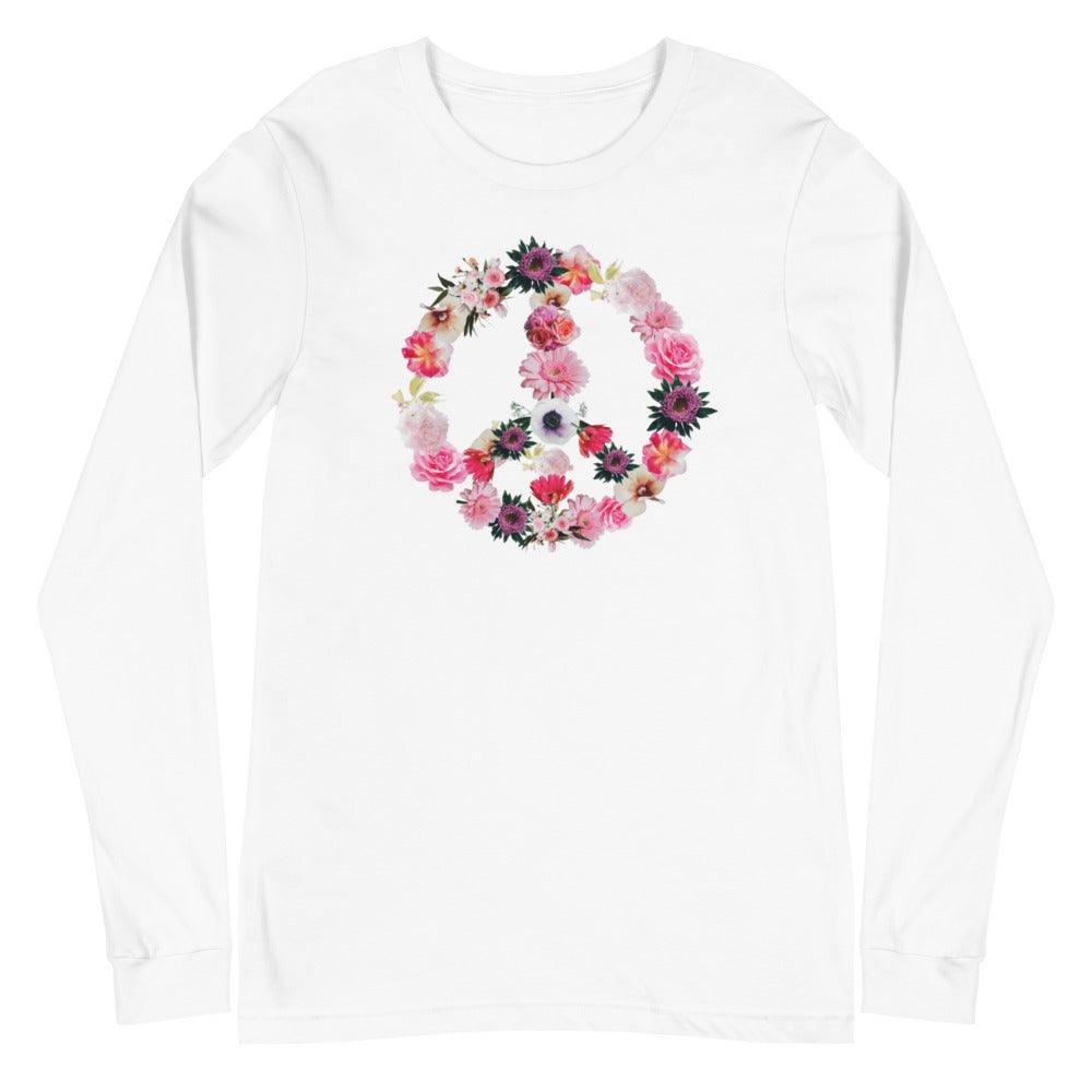 Flower Power Graphic Long Sleeve T Shirt - Sustainable & Ethical – Green Society