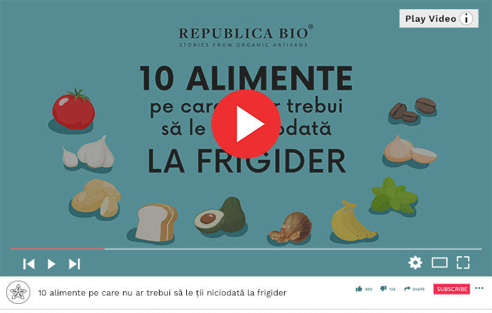 10 alimente pe care nu ar trebui sa le tii niciodata la frigider - Video Republica BIO