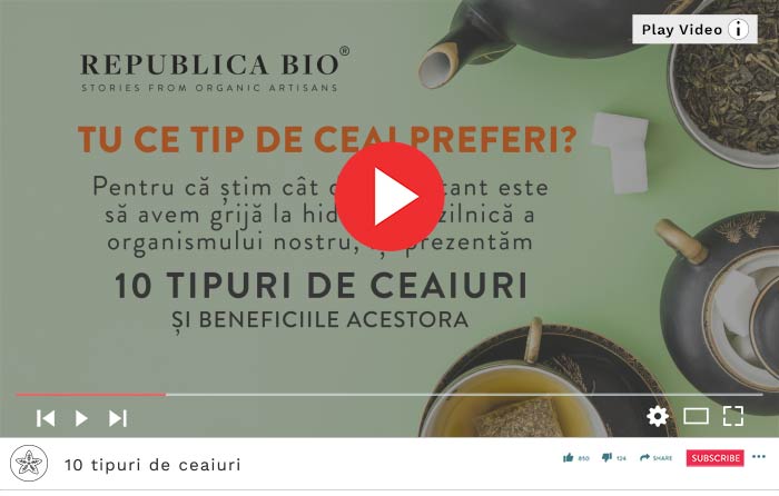 10 tipuri de ceaiuri - Video Republica BIO