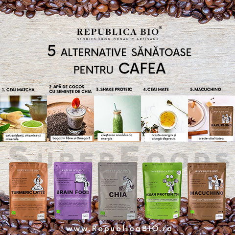 5 alternative sănătoase pentru cafea - Republica BIO