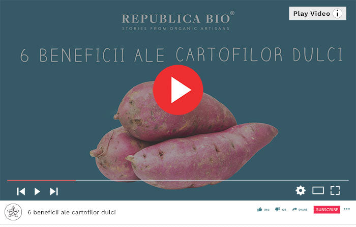 6 beneficii ale cartofilor dulci - Video Republica BIO